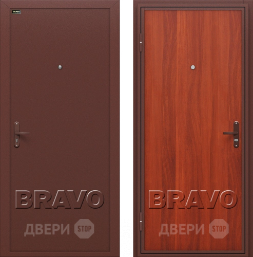 Дверь Bravo Инсайд эконом (Внутреннее открывание) в Серпухове