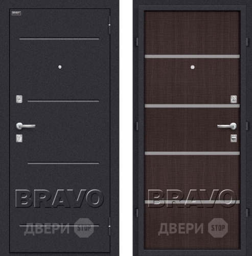 Дверь Bravo Оптим Лайн Венге в Серпухове