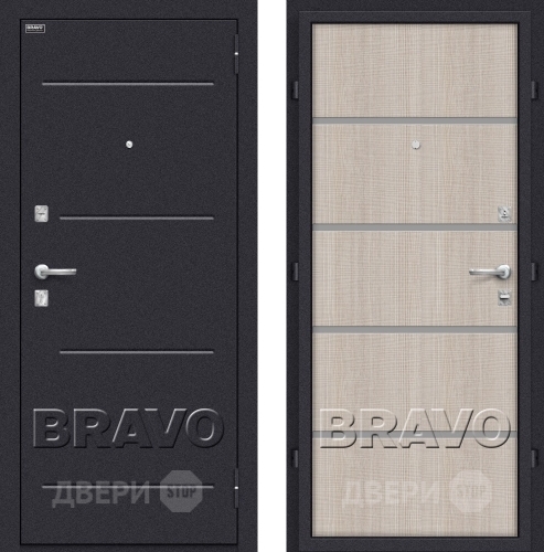 Дверь Bravo Оптим Лайн Капучино в Серпухове