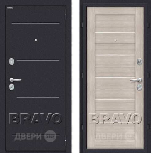 Дверь Bravo Оптим Техно Капучино в Серпухове