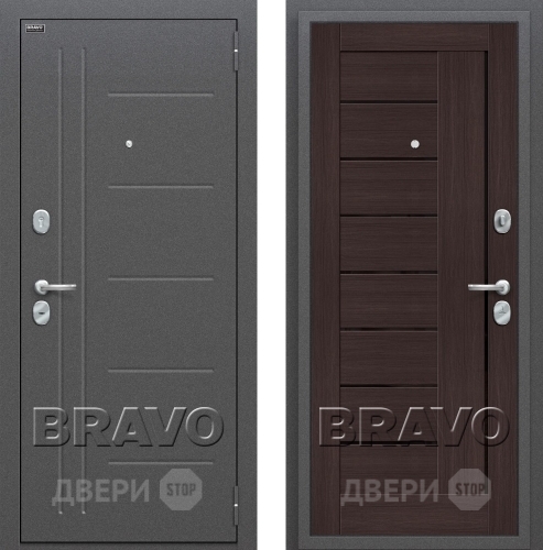 Дверь Bravo Оптим Проф Венге в Серпухове