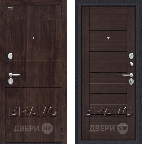 Входная металлическая Дверь Bravo Оптим Прайм Венге в Серпухове