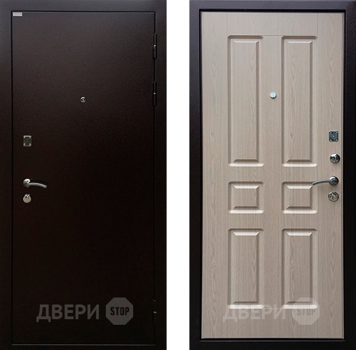 Входная металлическая Дверь Ратибор Комфорт Белёный дуб в Серпухове