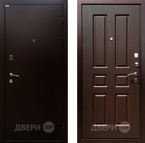 Входная металлическая Дверь Ратибор Комфорт Орех премиум в Серпухове