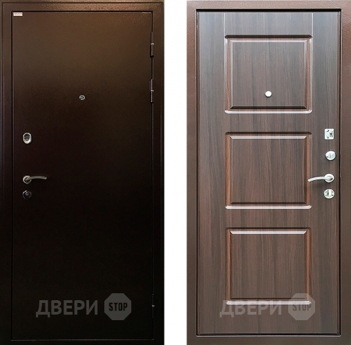 Входная металлическая Дверь Ратибор Трио Венге в Серпухове