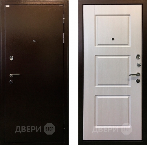 Входная металлическая Дверь Ратибор Трио Лиственница Беж в Серпухове