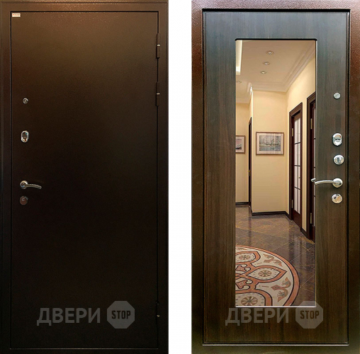 Входная металлическая Дверь Ратибор Милан зеркало Эковенге в Серпухове