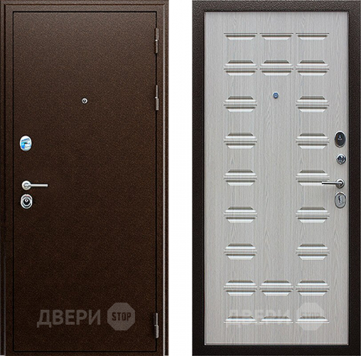 Входная металлическая Дверь АСД Спартак Белёный дуб в Серпухове