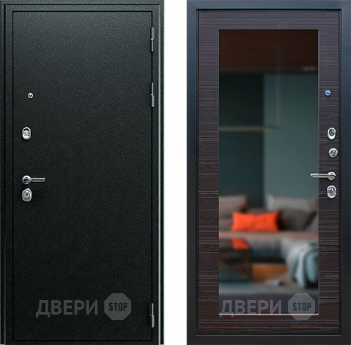Дверь АСД Next-1 с зеркалом Венге поперечный в Серпухове