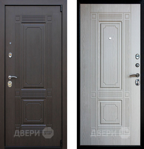 Входная металлическая Дверь АСД Викинг Белёный  дуб в Серпухове