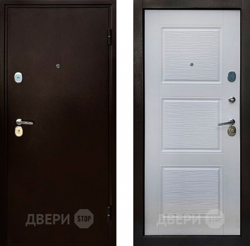 Дверь СТОП Авангард 3К Беленый Дуб в Серпухове