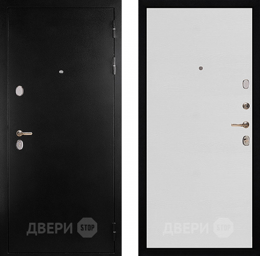 Входная металлическая Дверь Сударь С-505 Титан Белёный дуб  в Серпухове
