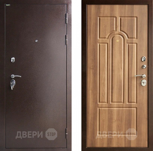 Входная металлическая Дверь Шелтер (SHELTER) Гестия Орех санрайз в Серпухове