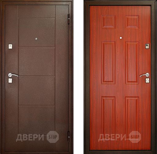 Входная металлическая Дверь Форпост Модель 73 Орех в Серпухове