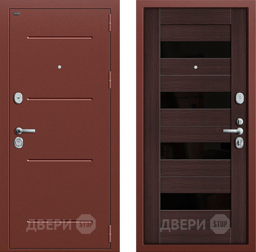 Входная металлическая Дверь Groff Т2-223 Wenge Veralinga в Серпухове