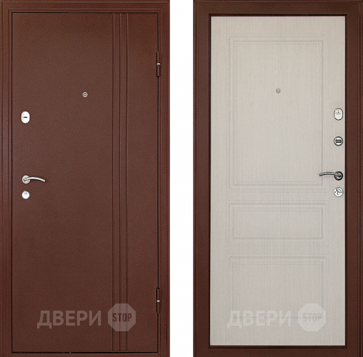 Входная металлическая Дверь Форпост Турин Беленый дуб в Серпухове