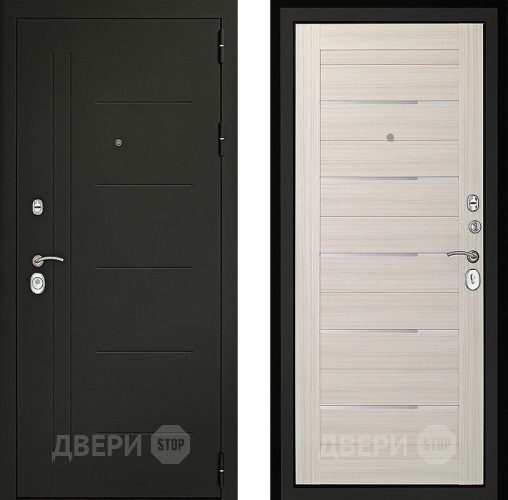 Входная металлическая Дверь (Дверной Континент) Сити - С3К Беленый дуб в Серпухове
