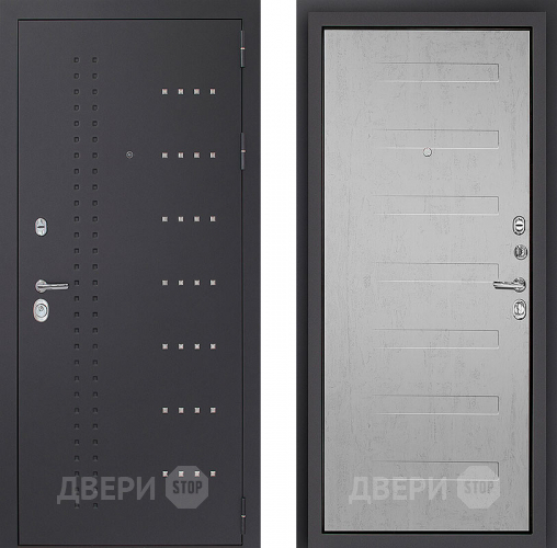 Входная металлическая Дверь (Дверной Континент) Тренто Дуб белый в Серпухове