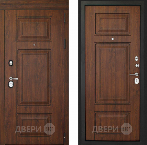 Входная металлическая Дверь (Дверной Континент) Порта Темный орех в Серпухове