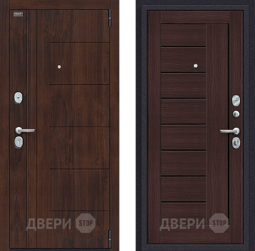 Входная металлическая Дверь Bravo Оптим Модерн Wenge Veralinga в Серпухове