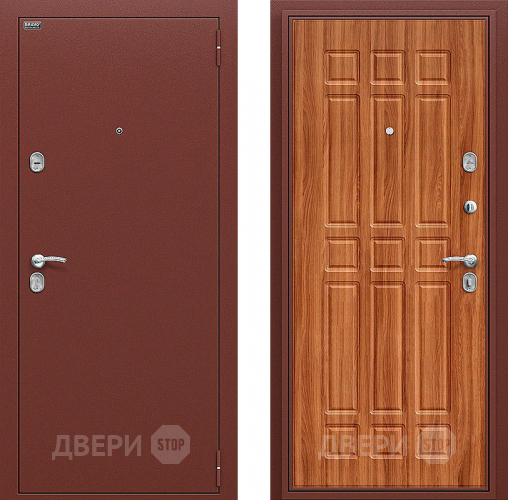 Входная металлическая Дверь Bravo Оптим Старт Янтарный Дуб в Серпухове