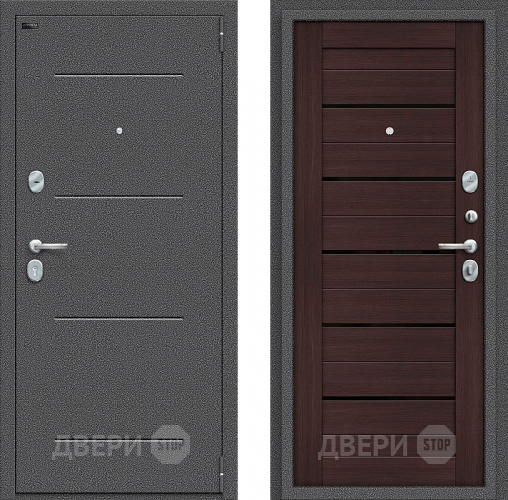 Входная металлическая Дверь Bravo Порта S-2 104/П22 Wenge Veralinga в Серпухове
