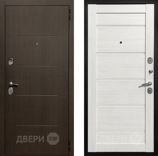Входная металлическая Дверь Престиж Люкс Арабика/Беленый дуб в Серпухове