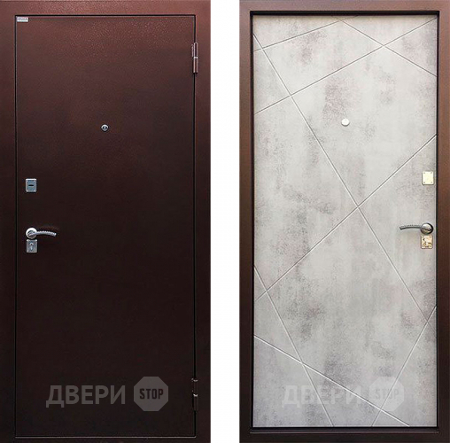 Входная металлическая Дверь Ратибор Рубеж Бетон светлый в Серпухове