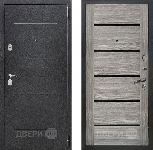 Входная металлическая Дверь Престиж Люкс Дуб дымчатый в Серпухове