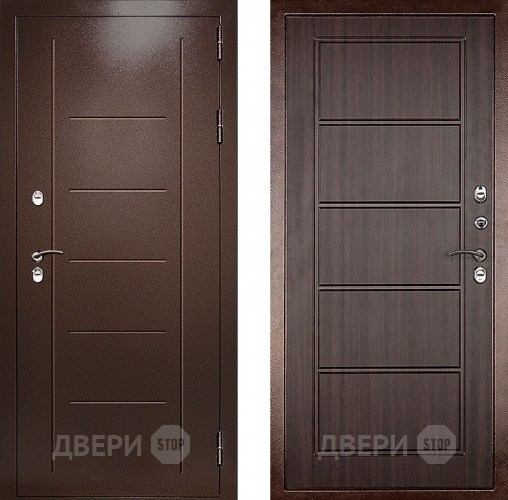 Входная металлическая Дверь Дверной Континент Термаль Экстра Венге в Серпухове