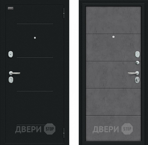Входная металлическая Дверь Bravo Граффити-1 Букле черное/Slate Art в Серпухове