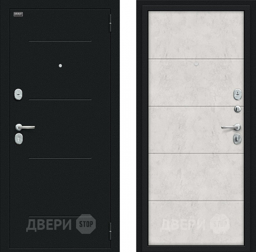 Дверь Bravo Граффити-1 Букле черное/Look Art в Серпухове