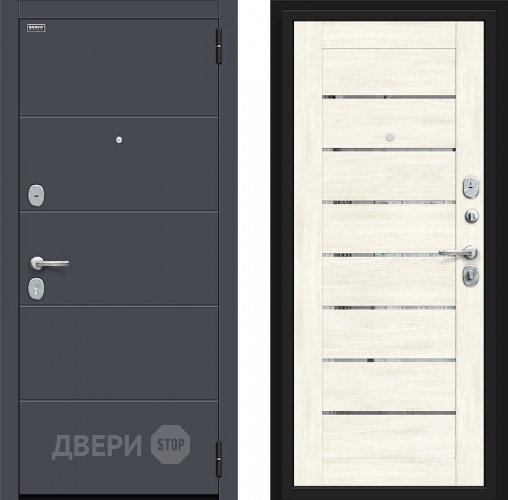 Дверь Bravo Прайд Kale Graphite Pro/Nordic Oak в Серпухове