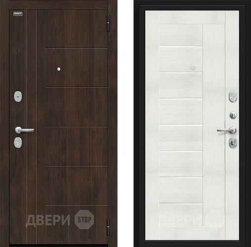 Входная металлическая Дверь Bravo Морден Kale Almon/Bianco Veralinga в Серпухове