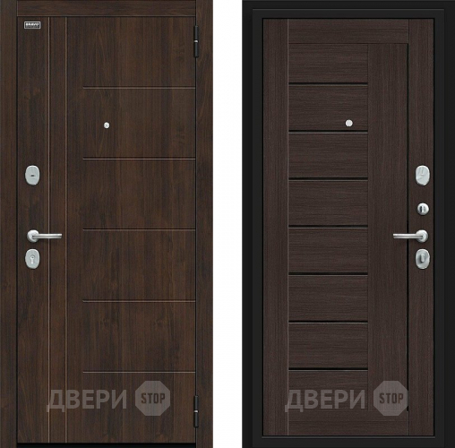 Входная металлическая Дверь Bravo Морден Kale Almon/Wenge Veralinga в Серпухове
