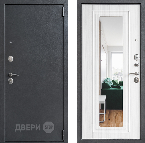 Дверь Дверной Континент ДК-70 Зеркало Лиственница в Серпухове
