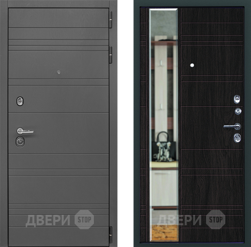 Входная металлическая Дверь Дверной Континент Новелло Венге в Серпухове