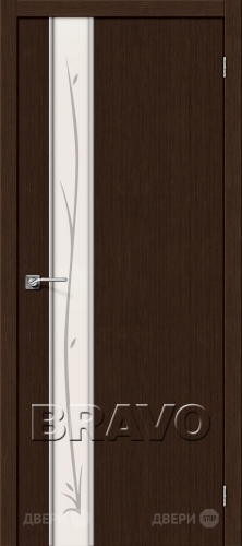 Межкомнатная дверь Глейс-1 Twig (3D Wenge) в Серпухове