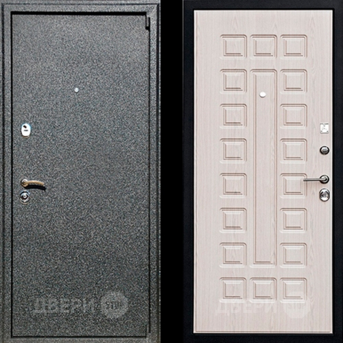 Входная металлическая Дверь Ратибор Зодиак Беленый Дуб в Серпухове