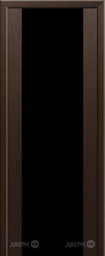 Межкомнатная дверь ProfilDoors 8X венге мелинга (черный триплекс) в Серпухове