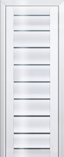 Межкомнатная дверь ProfilDoors 76L белый люкс (графит) в Серпухове