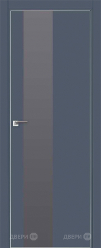 Межкомнатная дверь ProfilDoors 5E Антрацит (серебряный лак) в Серпухове