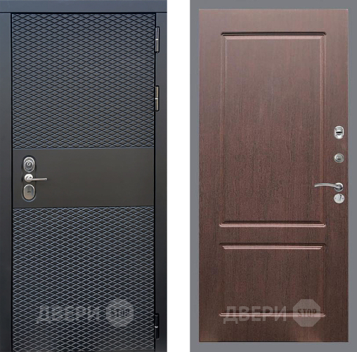 Дверь Стоп БЛЭК CISA ФЛ-117 Орех премиум в Серпухове