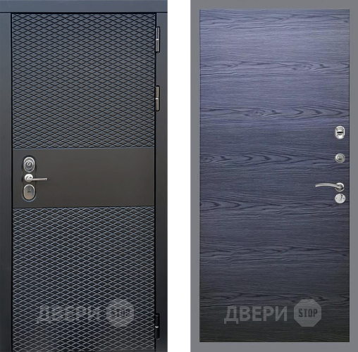 Дверь Стоп БЛЭК CISA Гладкая Дуб тангенальный черный в Серпухове