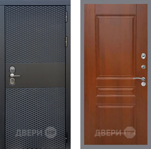 Входная металлическая Дверь Стоп БЛЭК CISA ФЛ-243 Итальянский орех в Серпухове