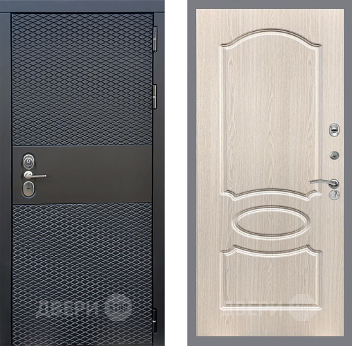 Дверь Стоп БЛЭК CISA ФЛ-128 Беленый дуб в Серпухове
