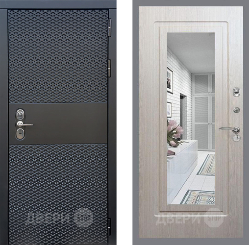 Дверь Стоп БЛЭК CISA Зеркало ФЛ-120 Беленый дуб в Серпухове