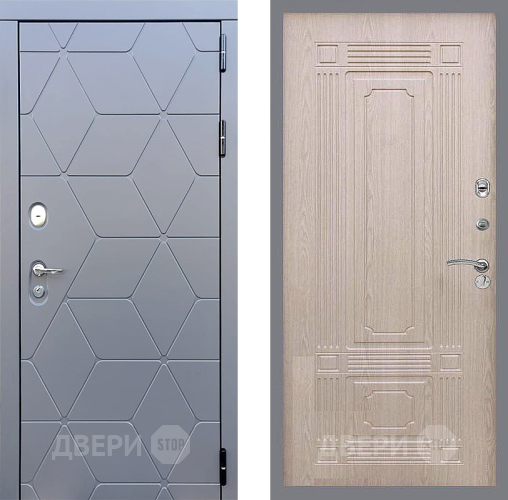 Дверь Стоп КОСМО ФЛ-2 Беленый дуб в Серпухове