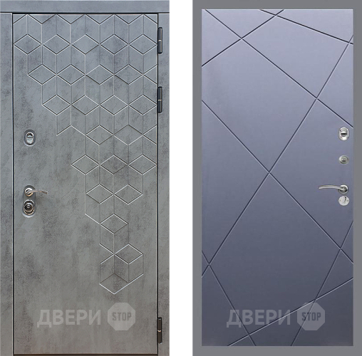 Дверь Стоп БЕТОН ФЛ-291 Силк титан в Серпухове