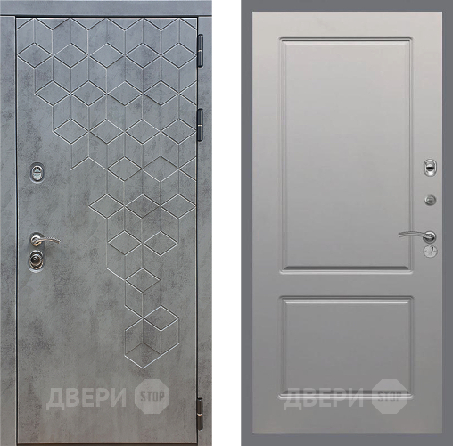 Дверь Стоп БЕТОН ФЛ-117 Грей софт в Серпухове